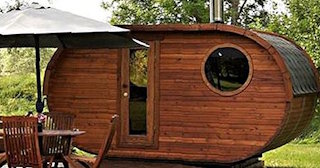 Баня бочка из кедра под ключ в Сарове - цена от 137397 рублей
